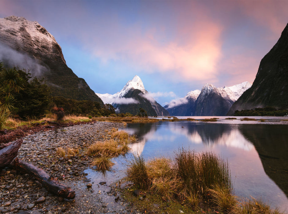 Milford Sound, Fjordland-Nationalpark - CALVENDO Foto-Puzzle'