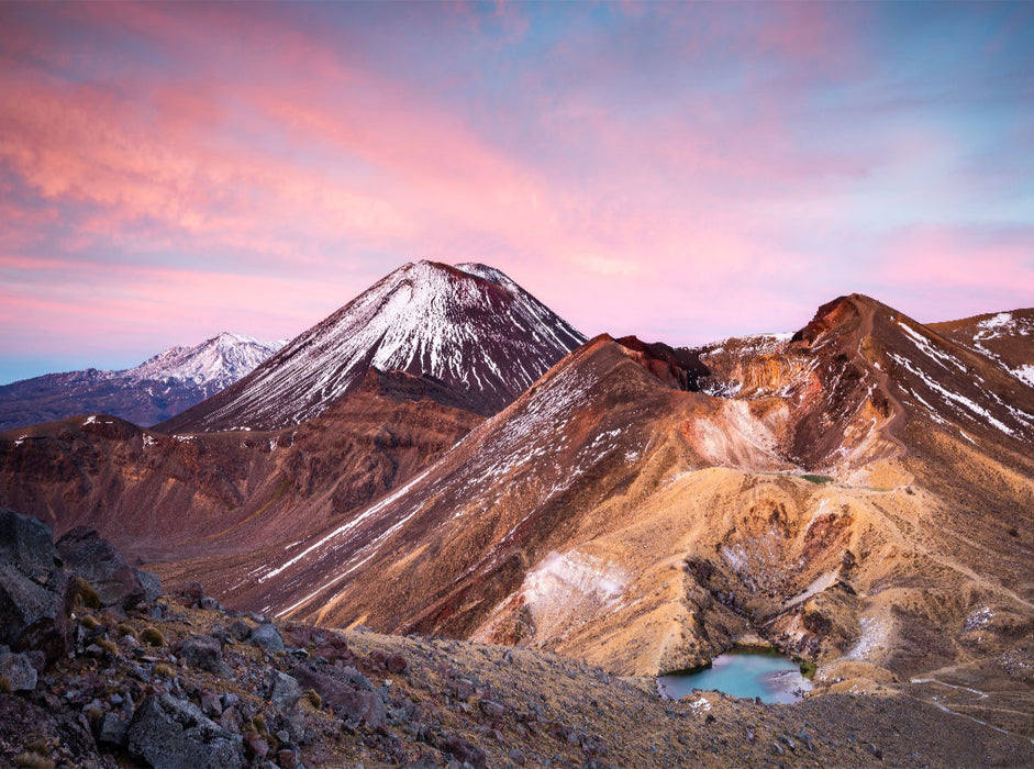 Vulkan Ngauruhoe, Nordinsel - CALVENDO Foto-Puzzle'