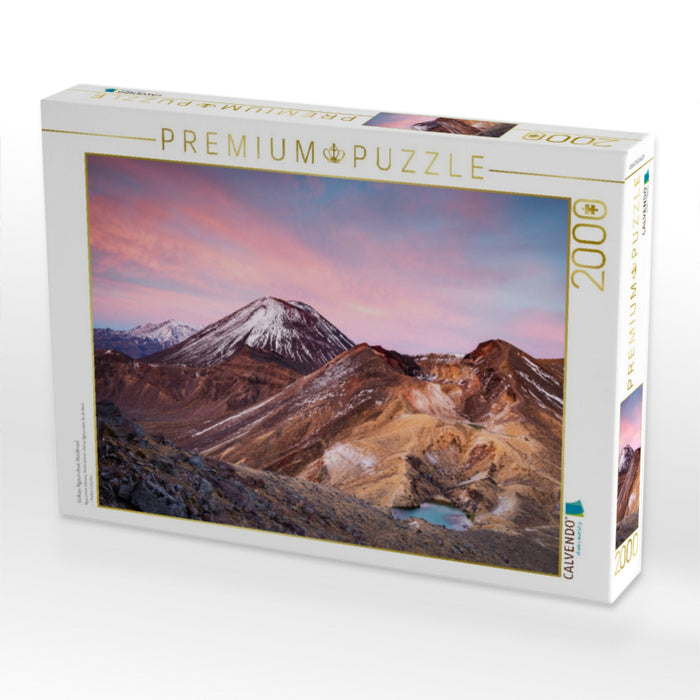 Vulkan Ngauruhoe, Nordinsel - CALVENDO Foto-Puzzle'