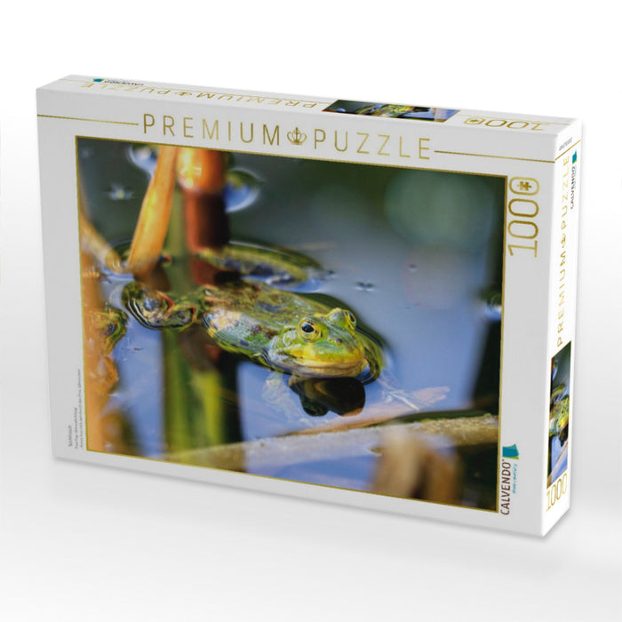 Teichfrosch - CALVENDO Foto-Puzzle'