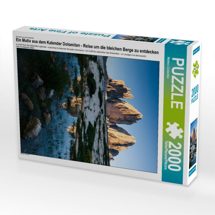 Ein Motiv aus dem Kalender Dolomiten - Reise um die bleichen Berge zu entdecken 2000 Teile Puzzle hoch - CALVENDO Foto-Puzzle'