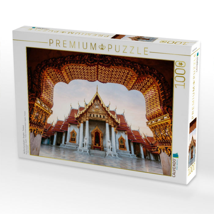 Wat Benchamabophit - Bangkok - Thailand - CALVENDO Foto-Puzzle'
