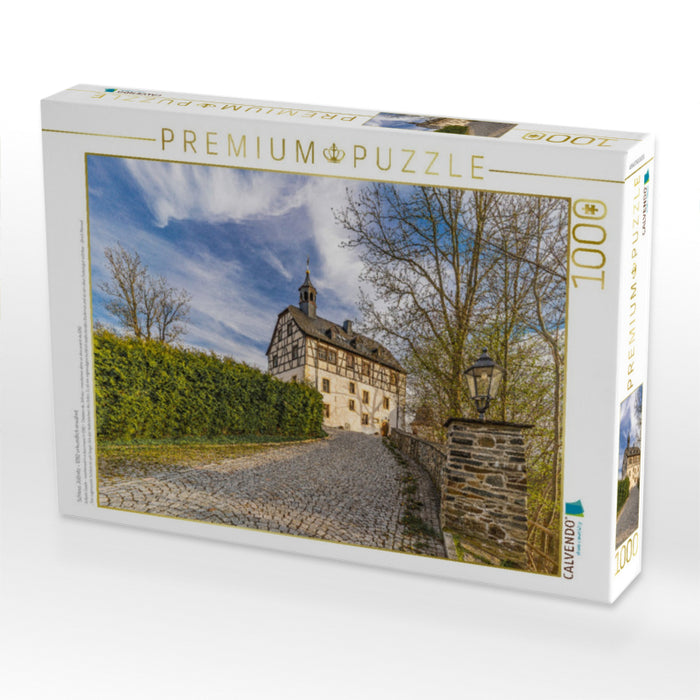 Schloss Jößnitz - 1282 urkundlich erwähnt - CALVENDO Foto-Puzzle'