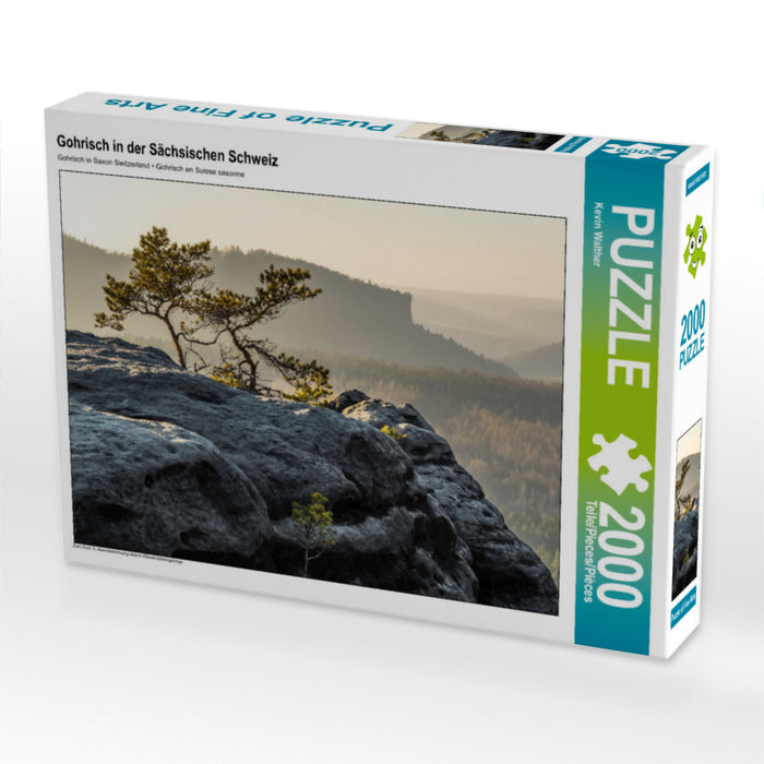 Gohrisch in der Sächsischen Schweiz 2000 Teile Puzzle quer - CALVENDO Foto-Puzzle'
