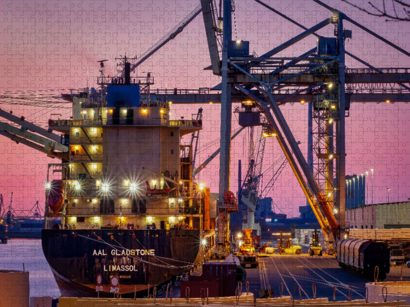 Neustädter Hafen Bremen - CALVENDO Foto-Puzzle'