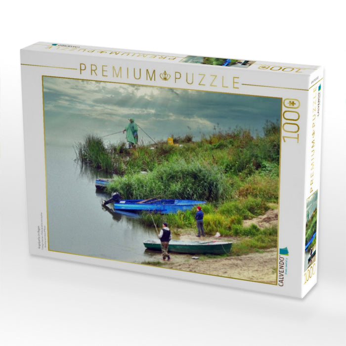 Angelpartie im Regen - CALVENDO Foto-Puzzle'