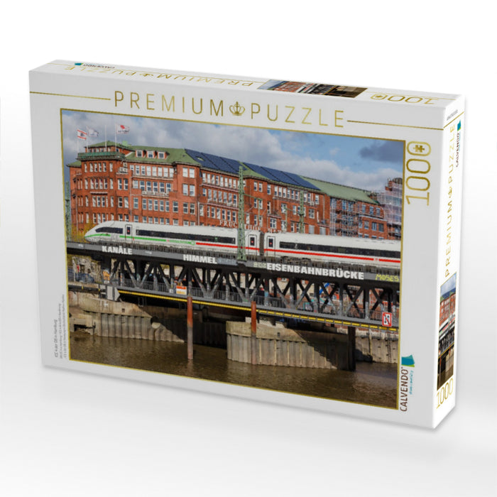 ICE 4 der DB in Hamburg - CALVENDO Foto-Puzzle'