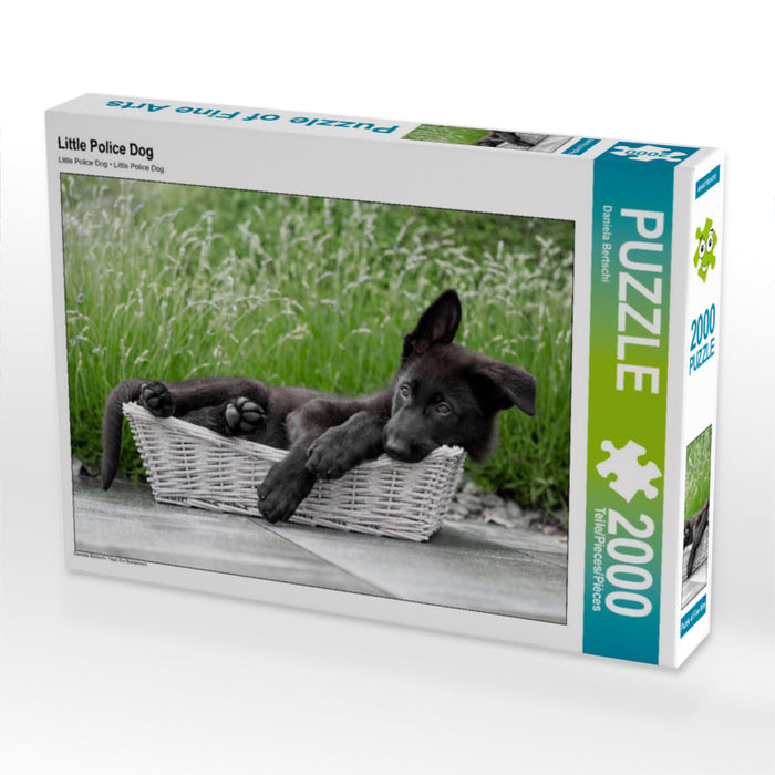 Little Police Dog 2000 Teile Puzzle quer - CALVENDO Foto-Puzzle'