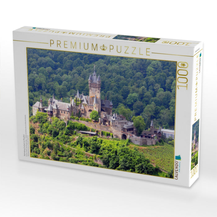 Reichsburg Cochem im Moseltal - CALVENDO Foto-Puzzle'