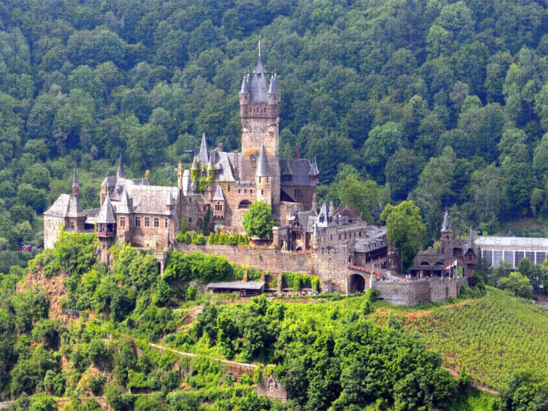 Reichsburg Cochem im Moseltal - CALVENDO Foto-Puzzle'
