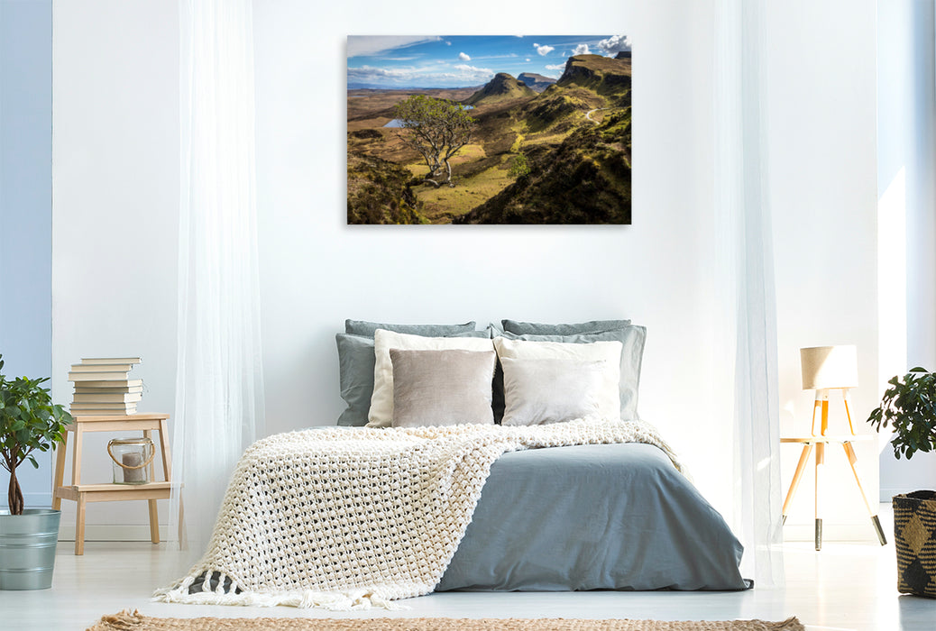Premium Textil-Leinwand Premium Textil-Leinwand 120 cm x 80 cm quer Quiraing - Isle of Skye - Eine Reise durch den Nordwesten Schottlands