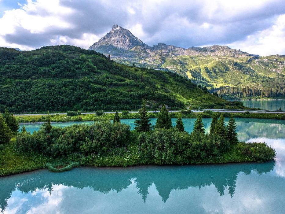 Blick auf den Zeinissee - CALVENDO Foto-Puzzle'
