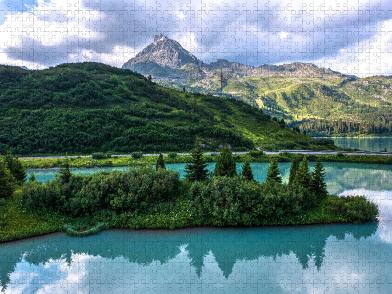 Blick auf den Zeinissee - CALVENDO Foto-Puzzle'
