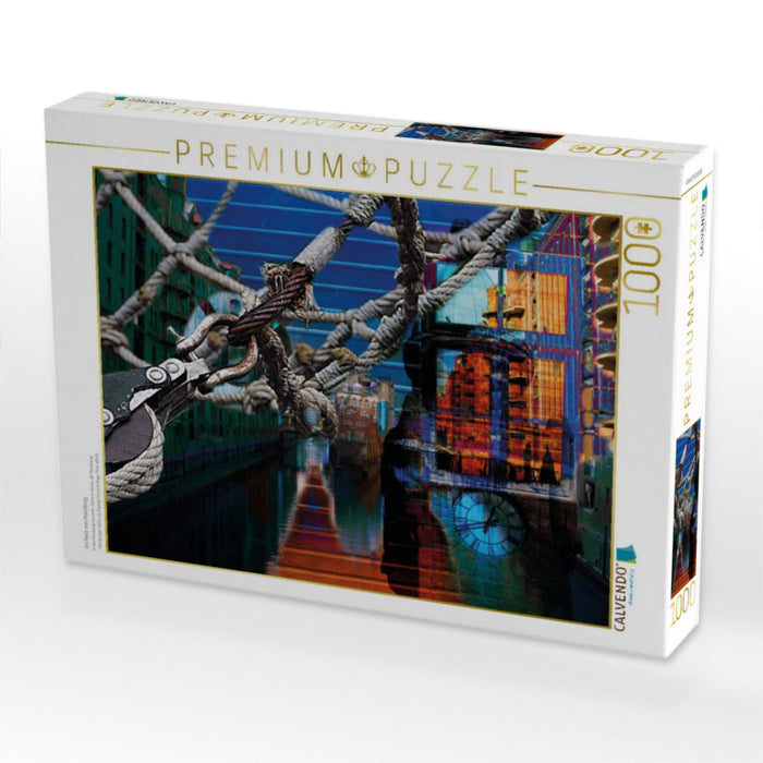 Im Netz von Hamburg - CALVENDO Foto-Puzzle'