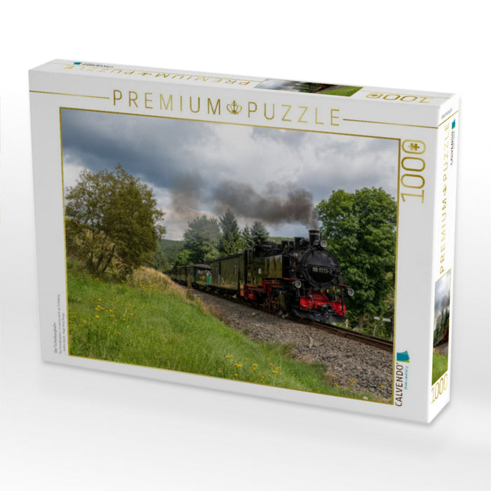 Die Fichtelbergbahn - CALVENDO Foto-Puzzle'