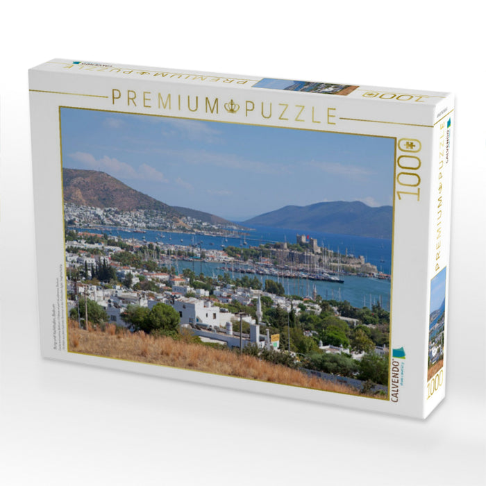 Burg und Yachthafen, Bodrum - CALVENDO Foto-Puzzle'