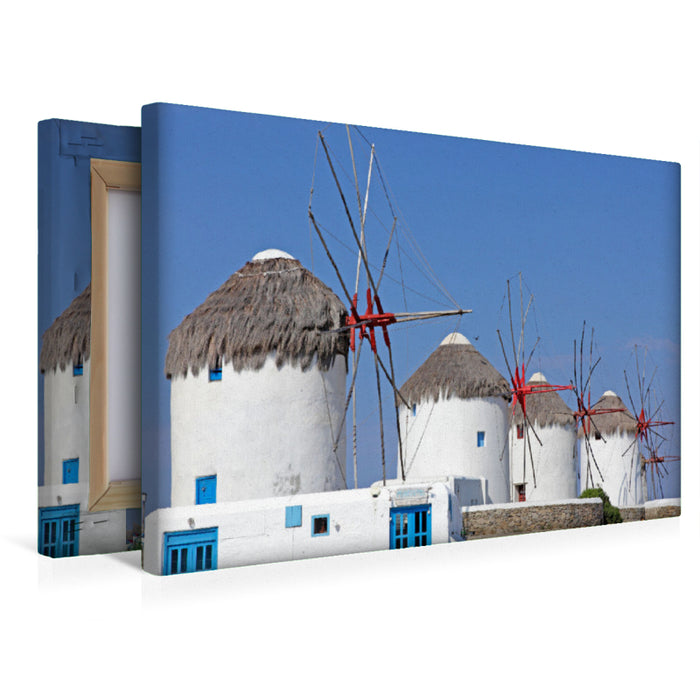 Premium Textil-Leinwand Ein Motiv aus dem Kalender Die Kykladen - Inseln im Ägäischen Meer