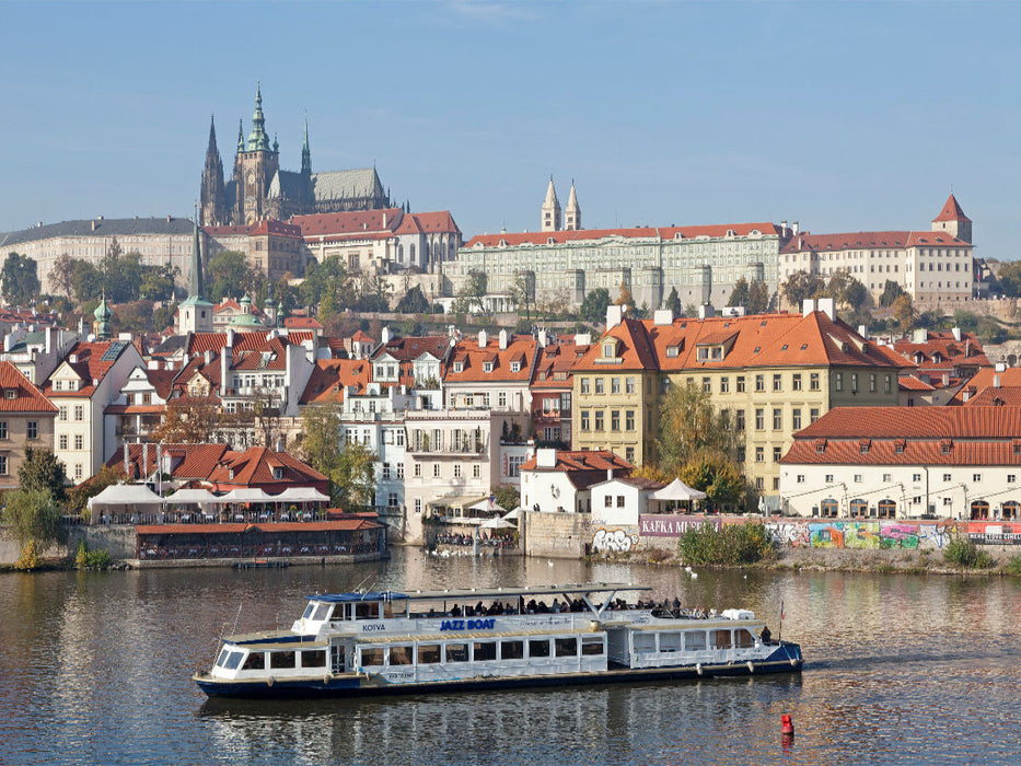 Prager Burg und Moldau - CALVENDO Foto-Puzzle'