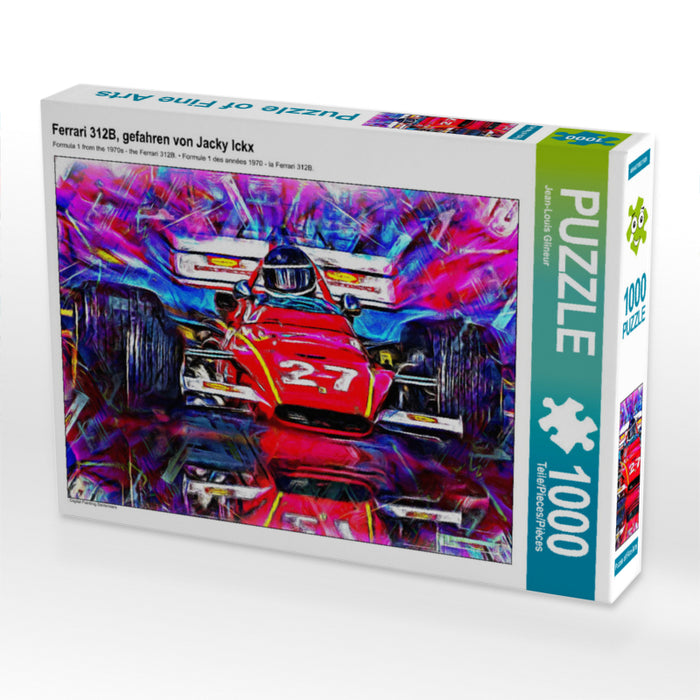 Ferrari 312B, gefahren von Jacky Ickx 1000 Teile Puzzle quer - CALVENDO Foto-Puzzle'