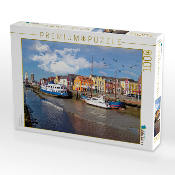 Hafen Husum - CALVENDO Foto-Puzzle'