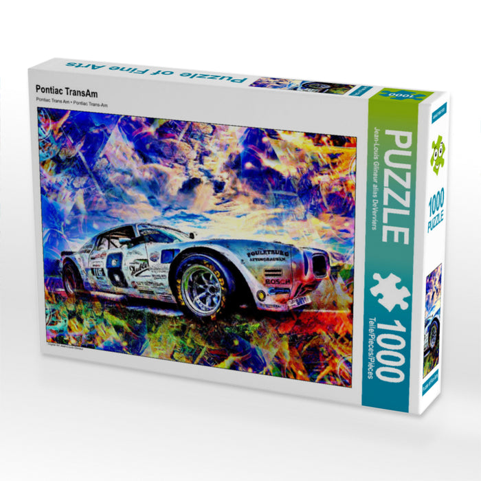 Pontiac TransAm 2000 Teile Puzzle quer - CALVENDO Foto-Puzzle'