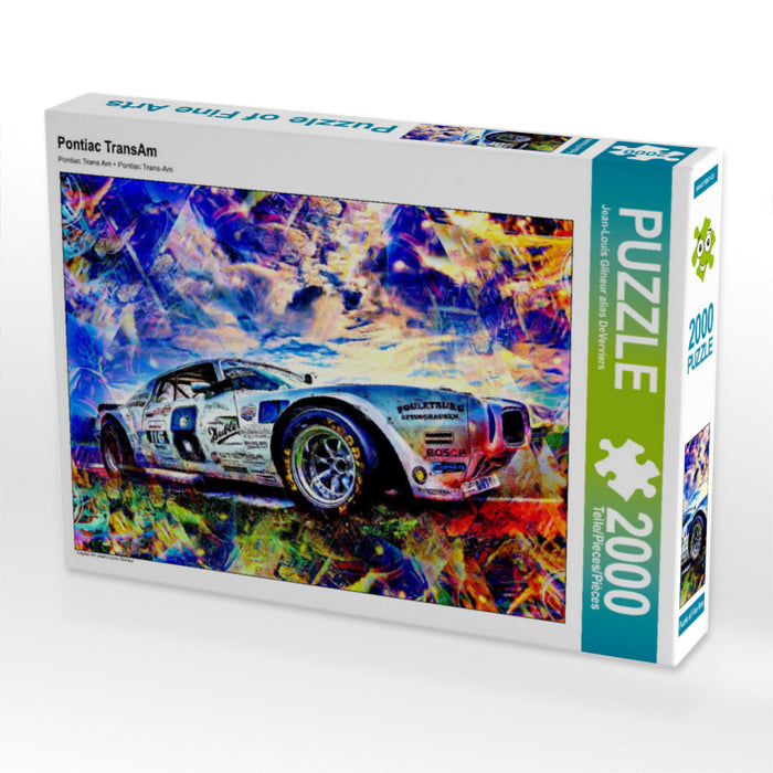 Pontiac TransAm 2000 Teile Puzzle quer - CALVENDO Foto-Puzzle'