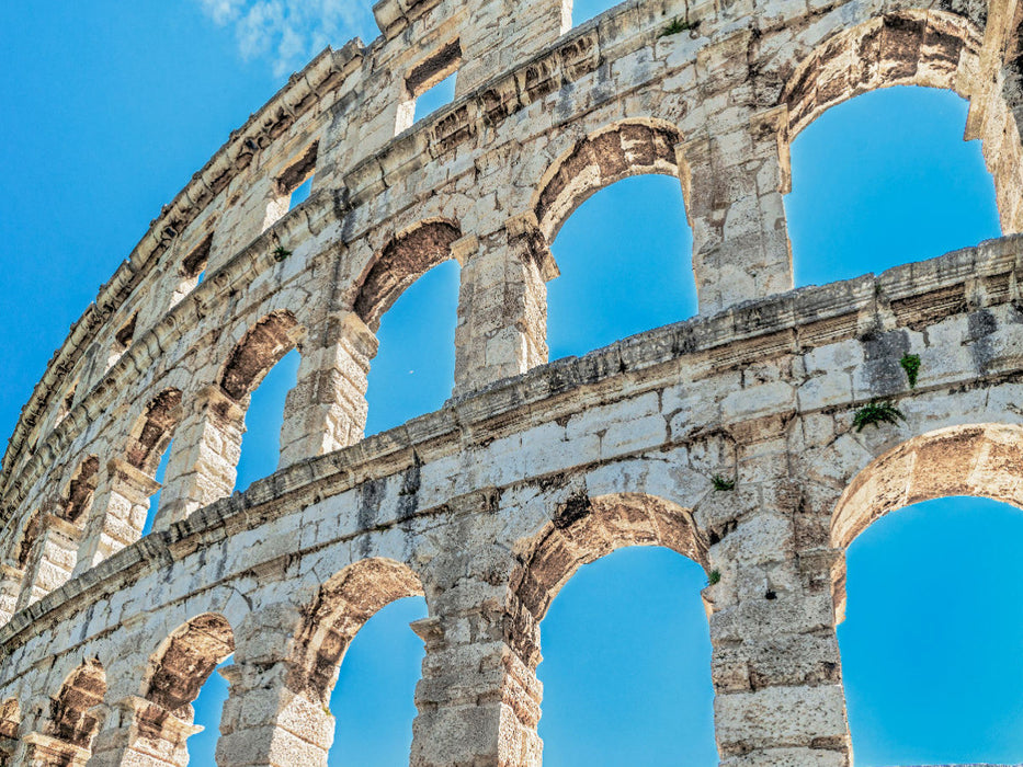 Die Arena von Pula in Kroatien ist ein römisches Amphitheater und das sechstgrößte seiner Art der Antike - CALVENDO Foto-Puzzle'