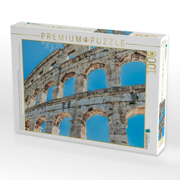 Die Arena von Pula in Kroatien ist ein römisches Amphitheater und das sechstgrößte seiner Art der Antike - CALVENDO Foto-Puzzle'