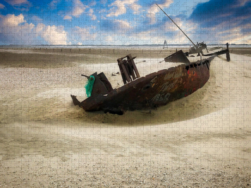 Wrack am Ostende - CALVENDO Foto-Puzzle'