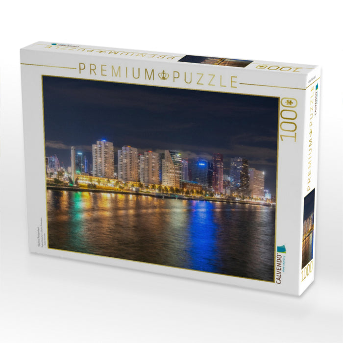 Skyline Rotterdam - CALVENDO Foto-Puzzle'