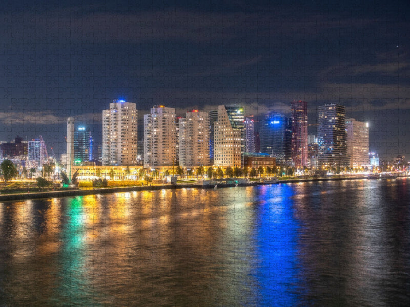Skyline Rotterdam - CALVENDO Foto-Puzzle'
