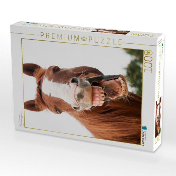 Lachendes Warmblut - CALVENDO Foto-Puzzle'