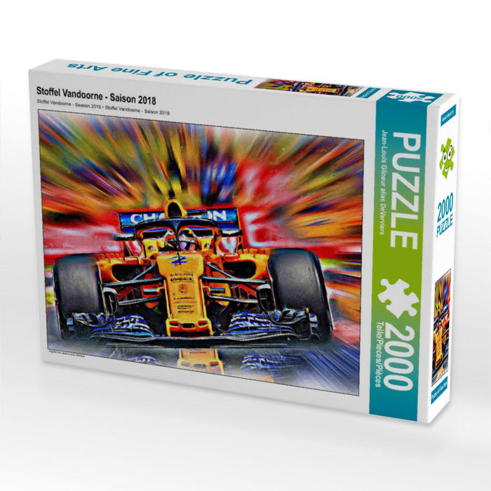 Stoffel Vandoorne - Season 2018 - CALVENDO photo puzzle 