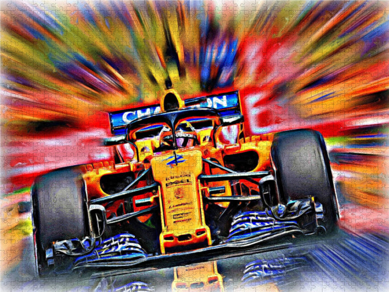 Stoffel Vandoorne - Season 2018 - CALVENDO photo puzzle 