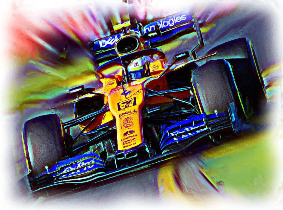 Der Brite Lando Norris gilt als eines der größten Talente der vergangenen Jahre. 2000 Teile Puzzle quer - CALVENDO Foto-Puzzle'