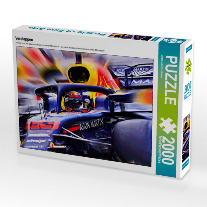 Verstappen - Puzzle photo CALVENDO 