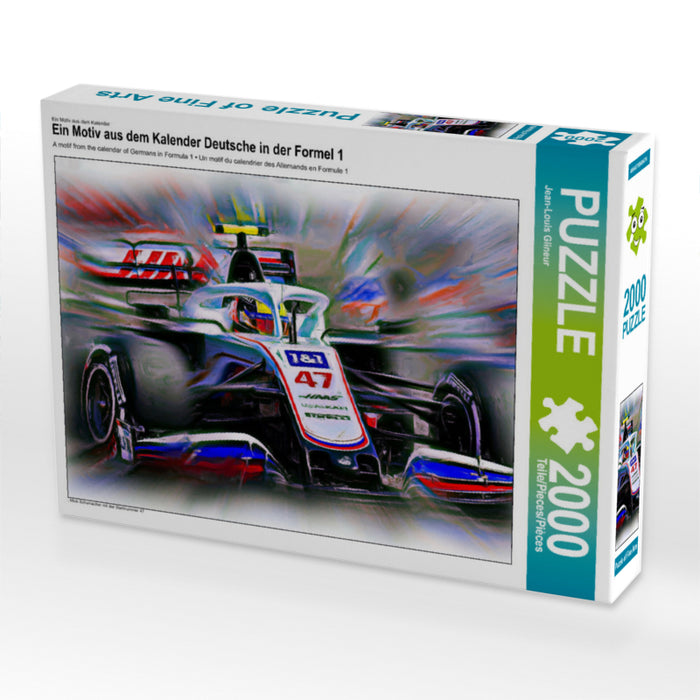 Les Allemands en Formule 1 - Puzzle photo CALVENDO 