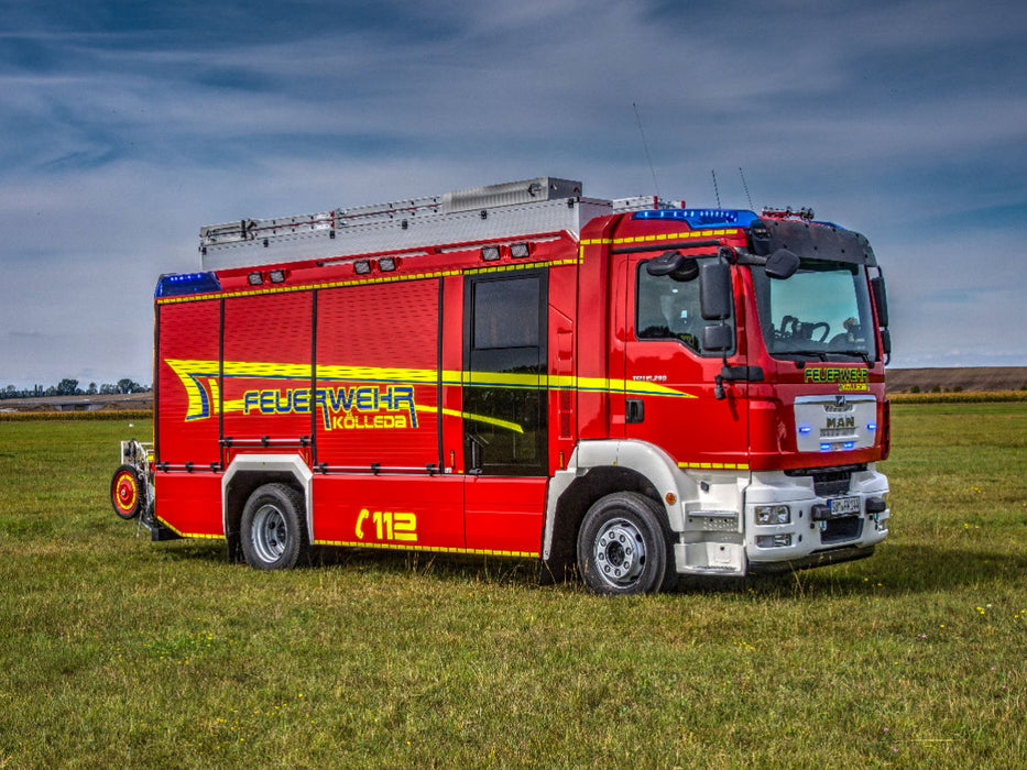 Rosenbauer HLF 20 MAN TGM 15.290 FF Kölleda - CALVENDO Foto-Puzzle'