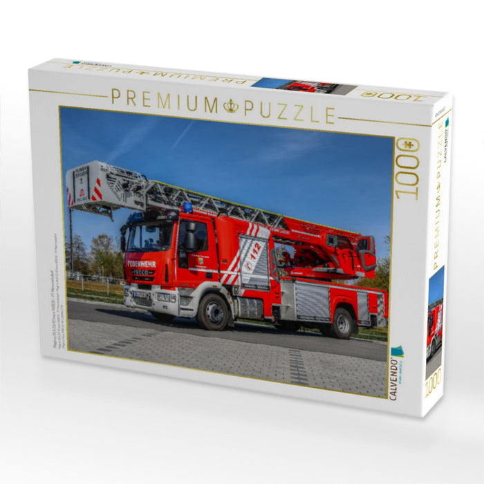 Magirus DLK 23/12 Iveco 160E32 - FF Memmelsdorf - CALVENDO Foto-Puzzle'