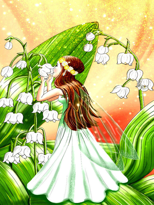 Blumen-Elfe - CALVENDO Foto-Puzzle'