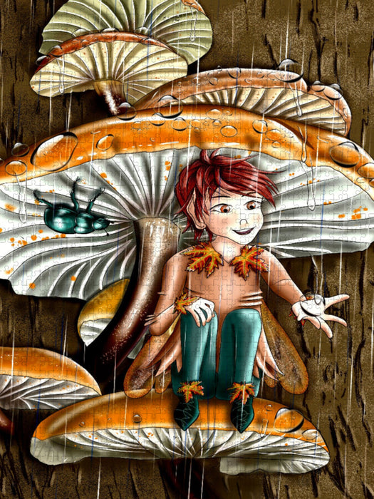 Frühlings-Elf - CALVENDO Foto-Puzzle'