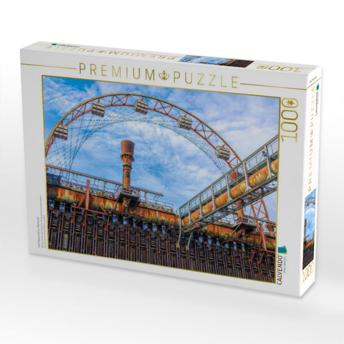 Kein Riesenrad im Stahlwerk - CALVENDO Foto-Puzzle'