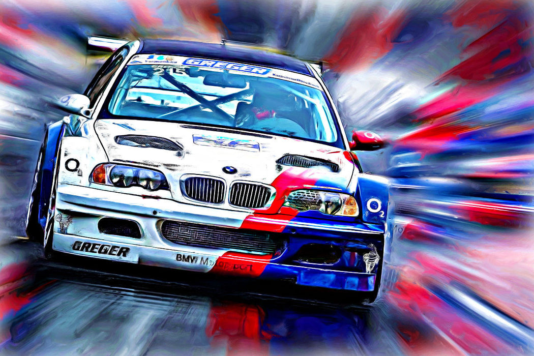 Premium Textil-Leinwand Die 3er Serie von BMW ist seit Jahrzehnten erfolgreich im Motorsport