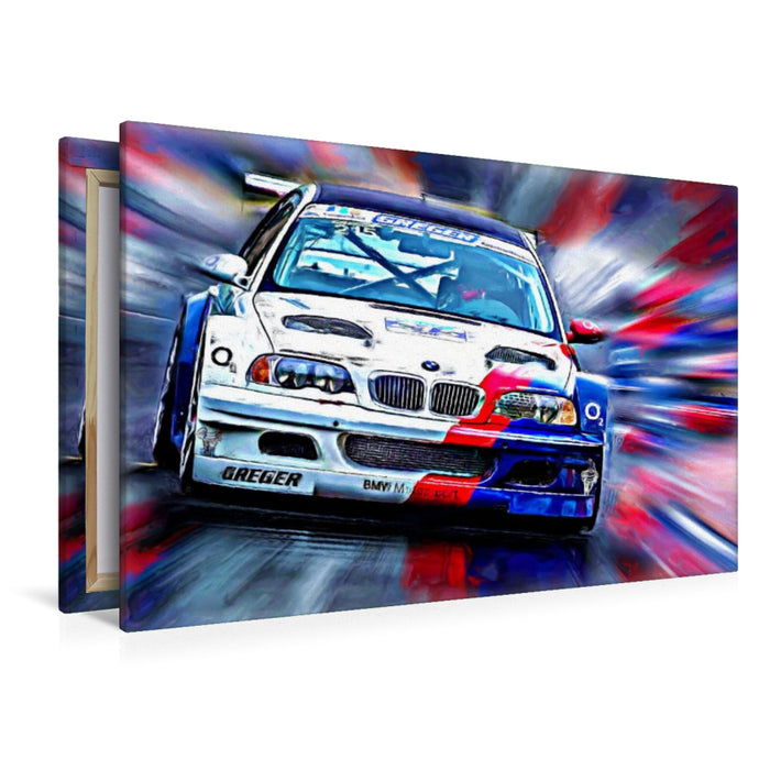 Premium Textil-Leinwand Die 3er Serie von BMW ist seit Jahrzehnten erfolgreich im Motorsport