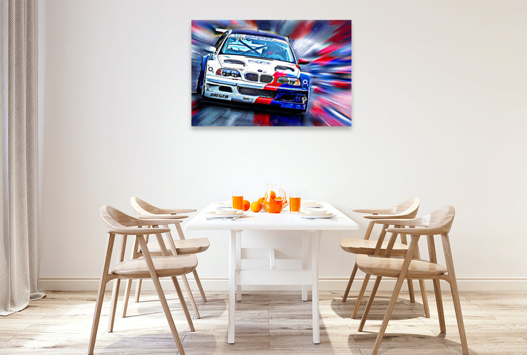 Premium Textil-Leinwand Die 3er Serie von BMW ist seit Jahrzehnten erfolgreich im Motorsport