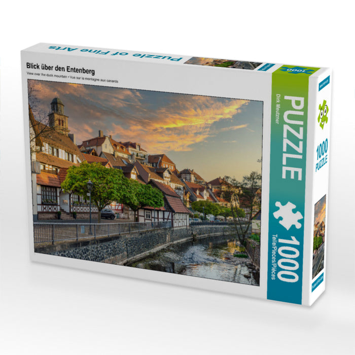 Blick über den Entenberg 1000 Teile Puzzle quer - CALVENDO Foto-Puzzle'