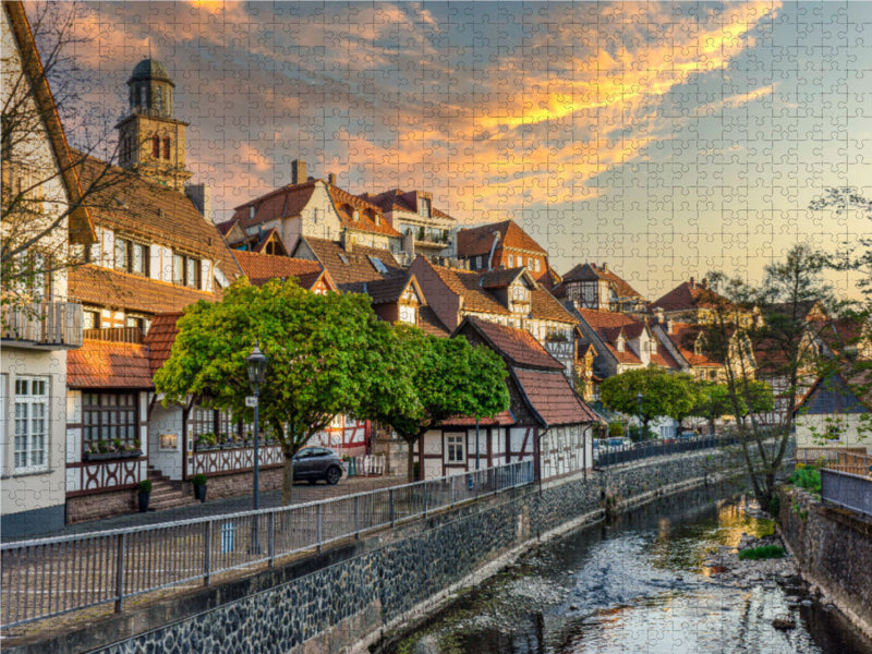 Blick über den Entenberg 1000 Teile Puzzle quer - CALVENDO Foto-Puzzle'