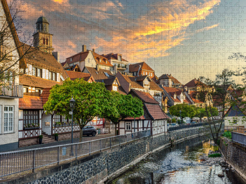 Blick über den Entenberg - CALVENDO Foto-Puzzle'