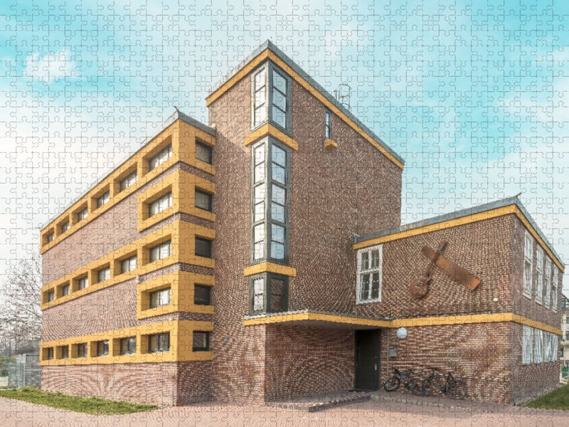 Gröninger Bad, J. Göderitz u.a., 1927 - CALVENDO Foto-Puzzle'