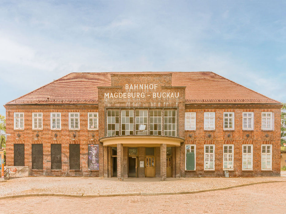 Bahnhof Buckau, 1928 - CALVENDO Foto-Puzzle'